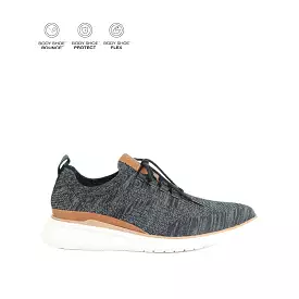 Advance Knit LaceUp Men's Shoes - Bold Black Knit