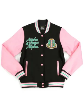 AKA Fleece Varsity Jacket