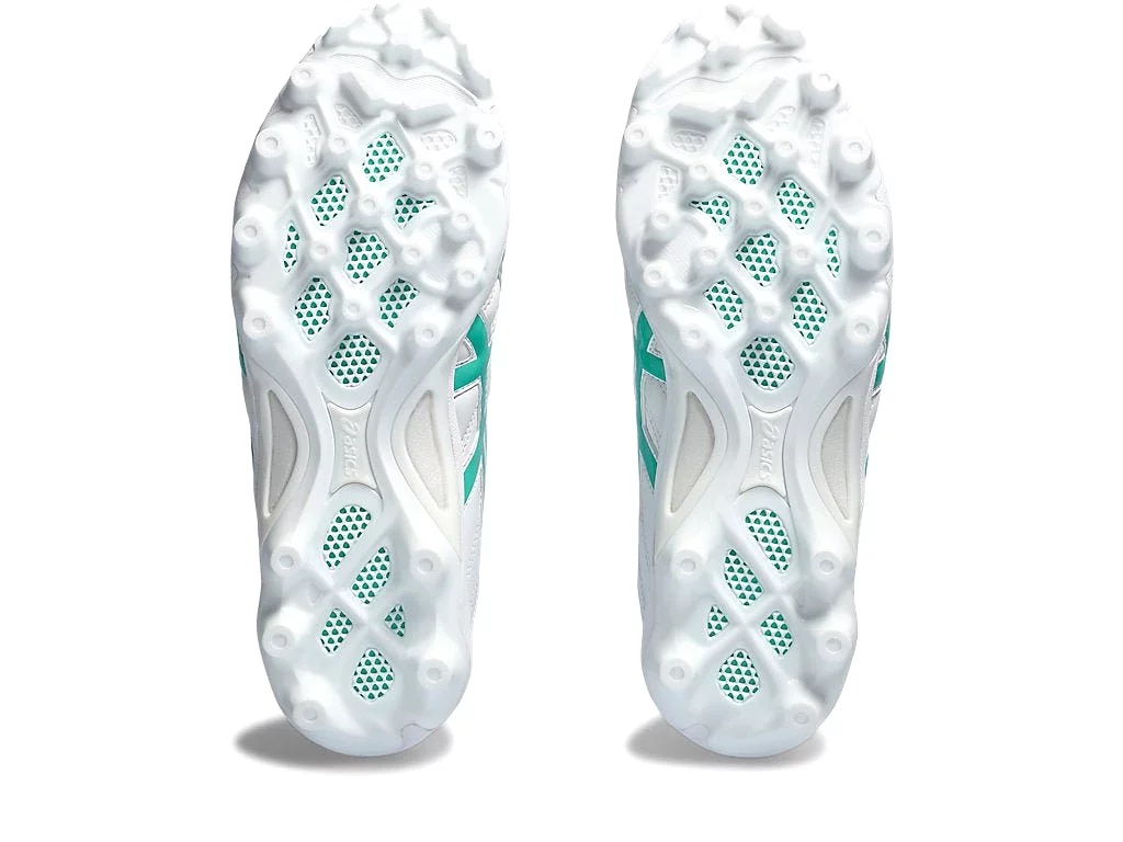 ASICS MEN'S GEL-LETHAL 19 WHITE/GREEN FOOTBALL BOOTS