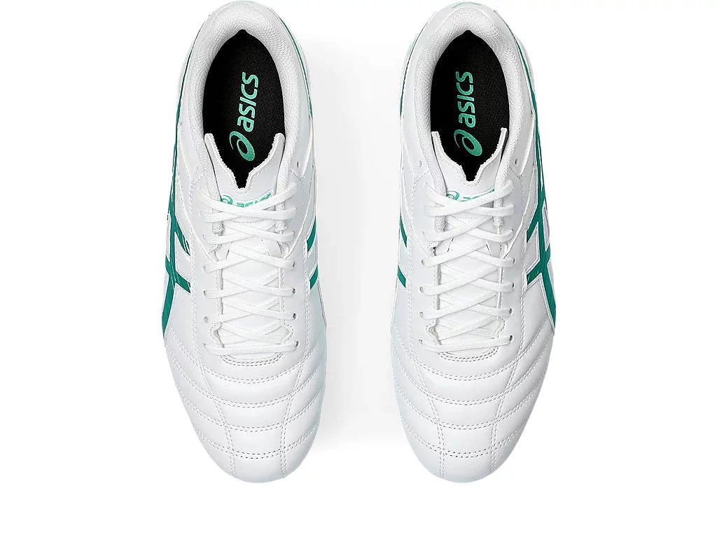 ASICS MEN'S LETHAL SPEED WHITE/GREEN FOOTBALL BOOTS