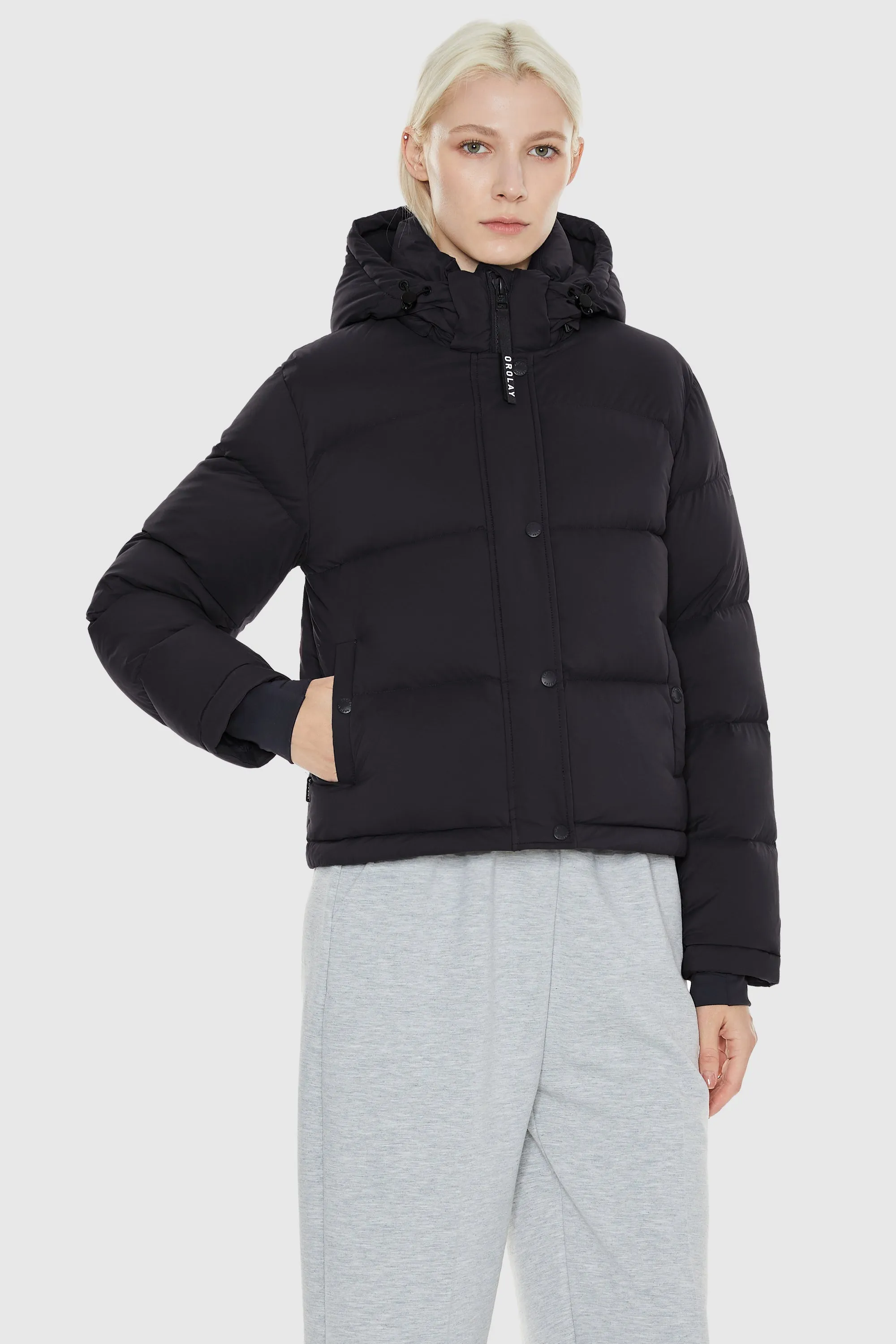 Aurora Cropped Thermal Puffer Jacket