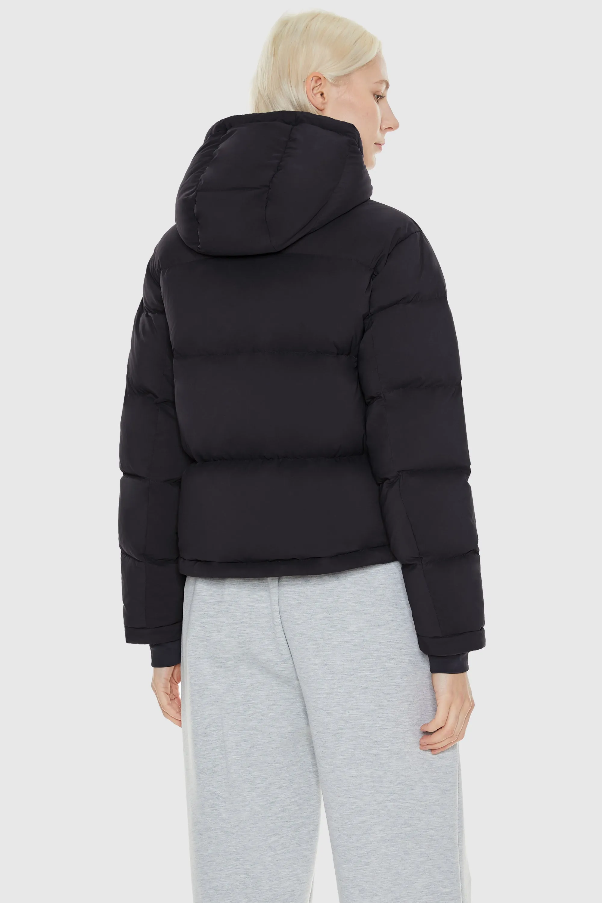 Aurora Cropped Thermal Puffer Jacket