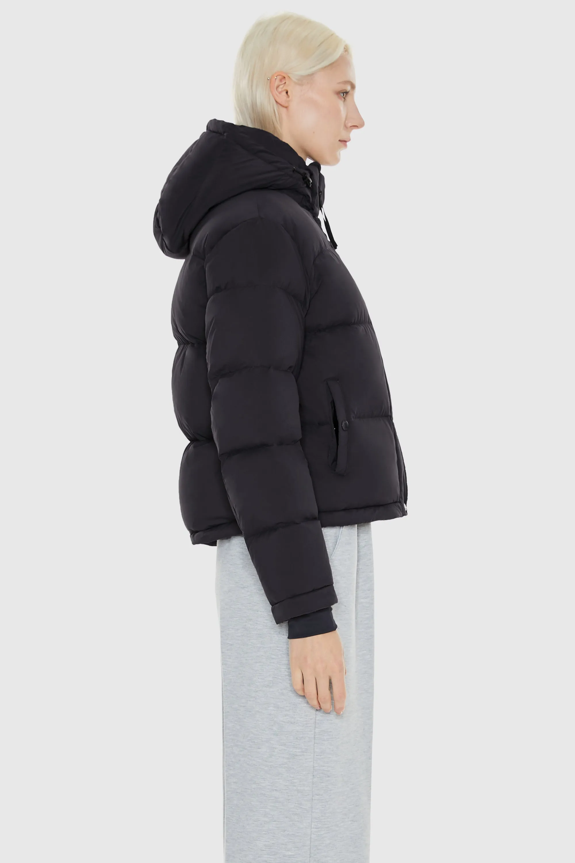 Aurora Cropped Thermal Puffer Jacket