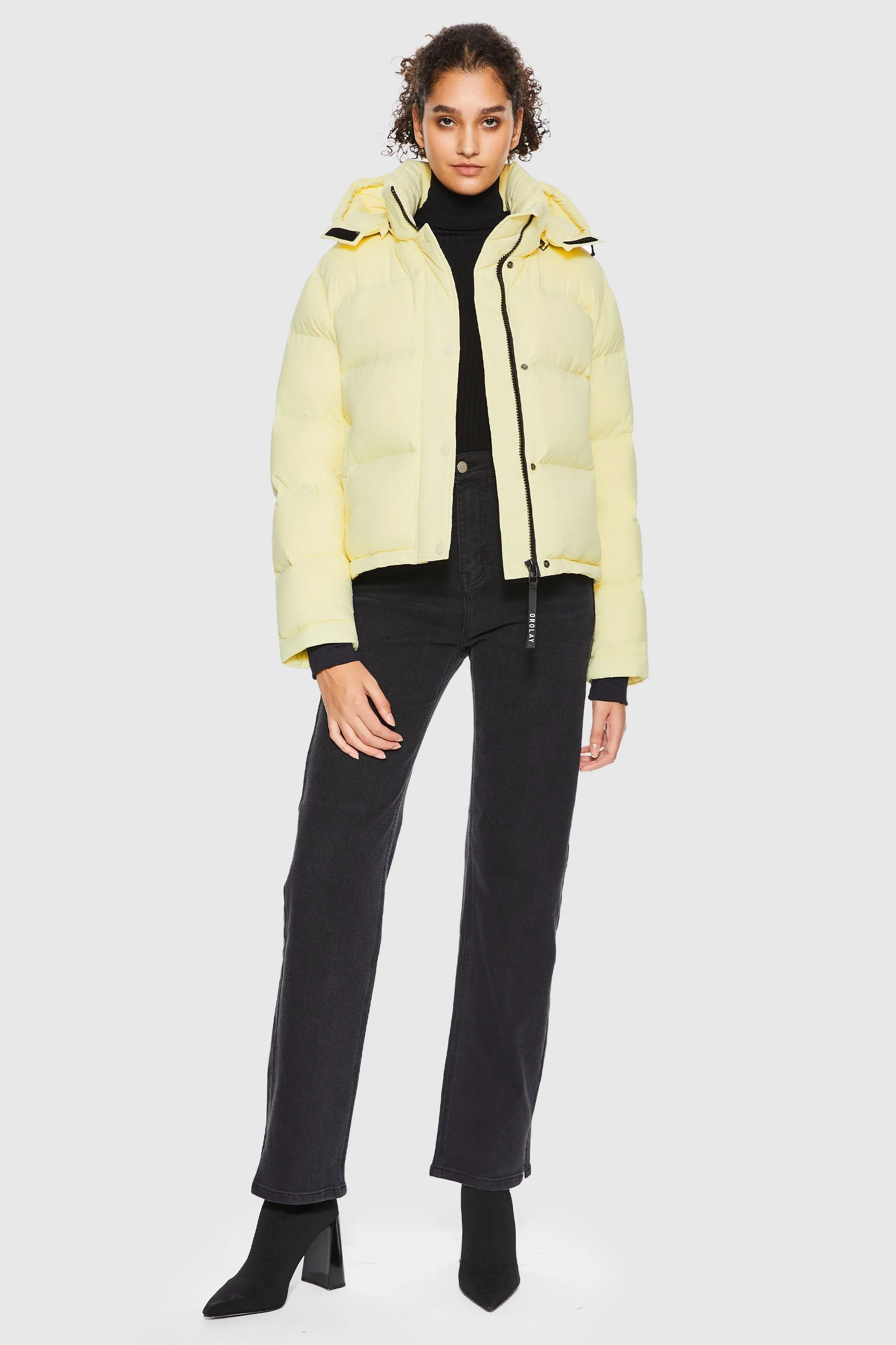 Aurora Cropped Thermal Puffer Jacket