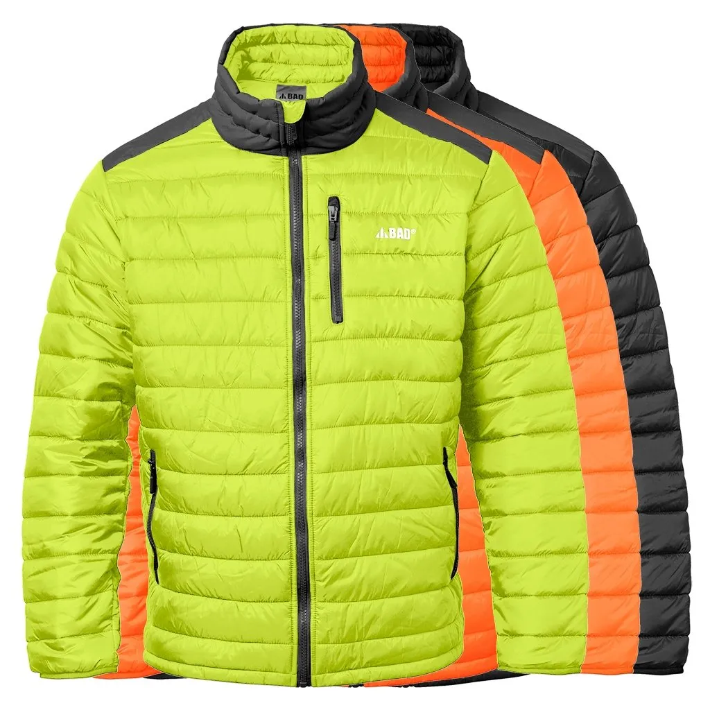 BAD HI-VIS DOWN PUFFER JACKET