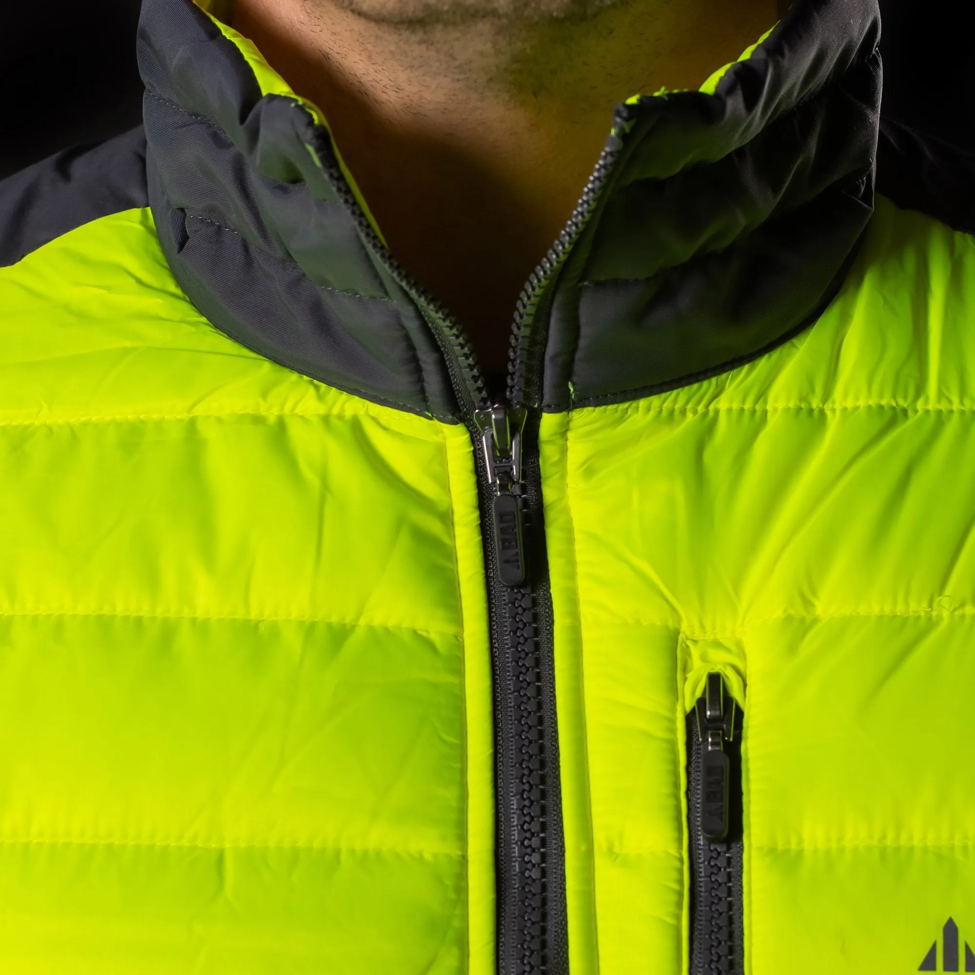 BAD HI-VIS DOWN PUFFER JACKET