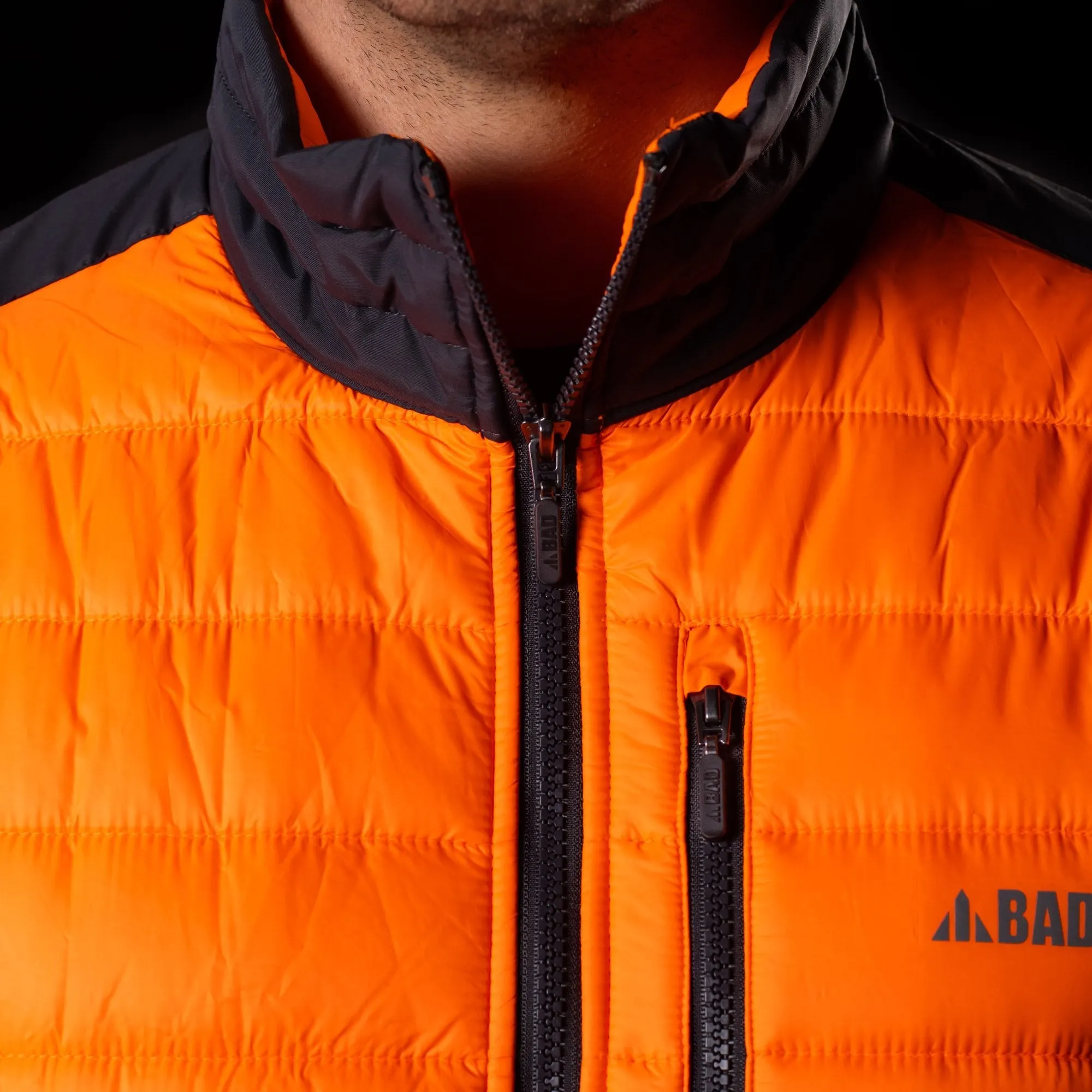 BAD HI-VIS DOWN PUFFER JACKET