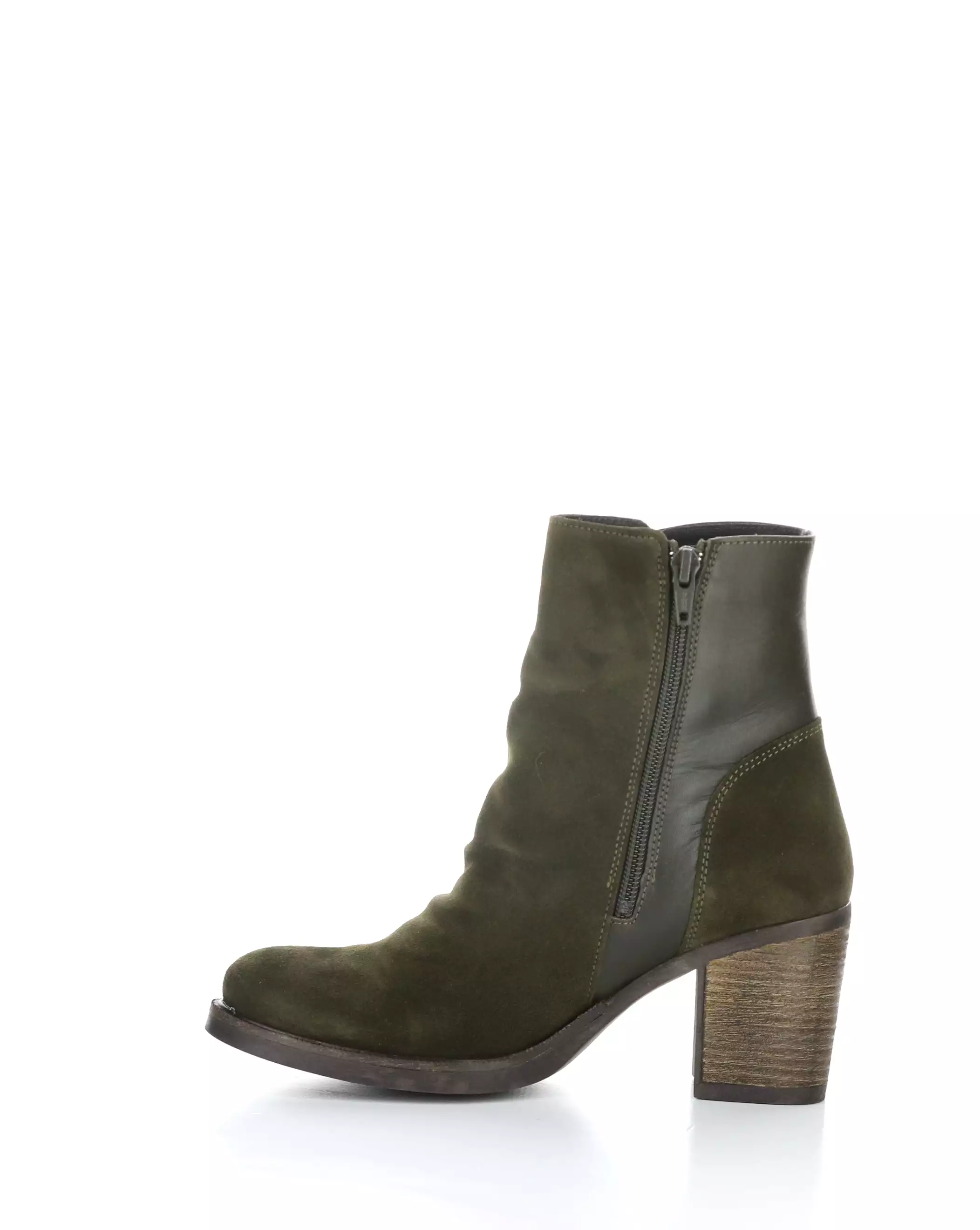 BIBOS OLIVE Round Toe Boots