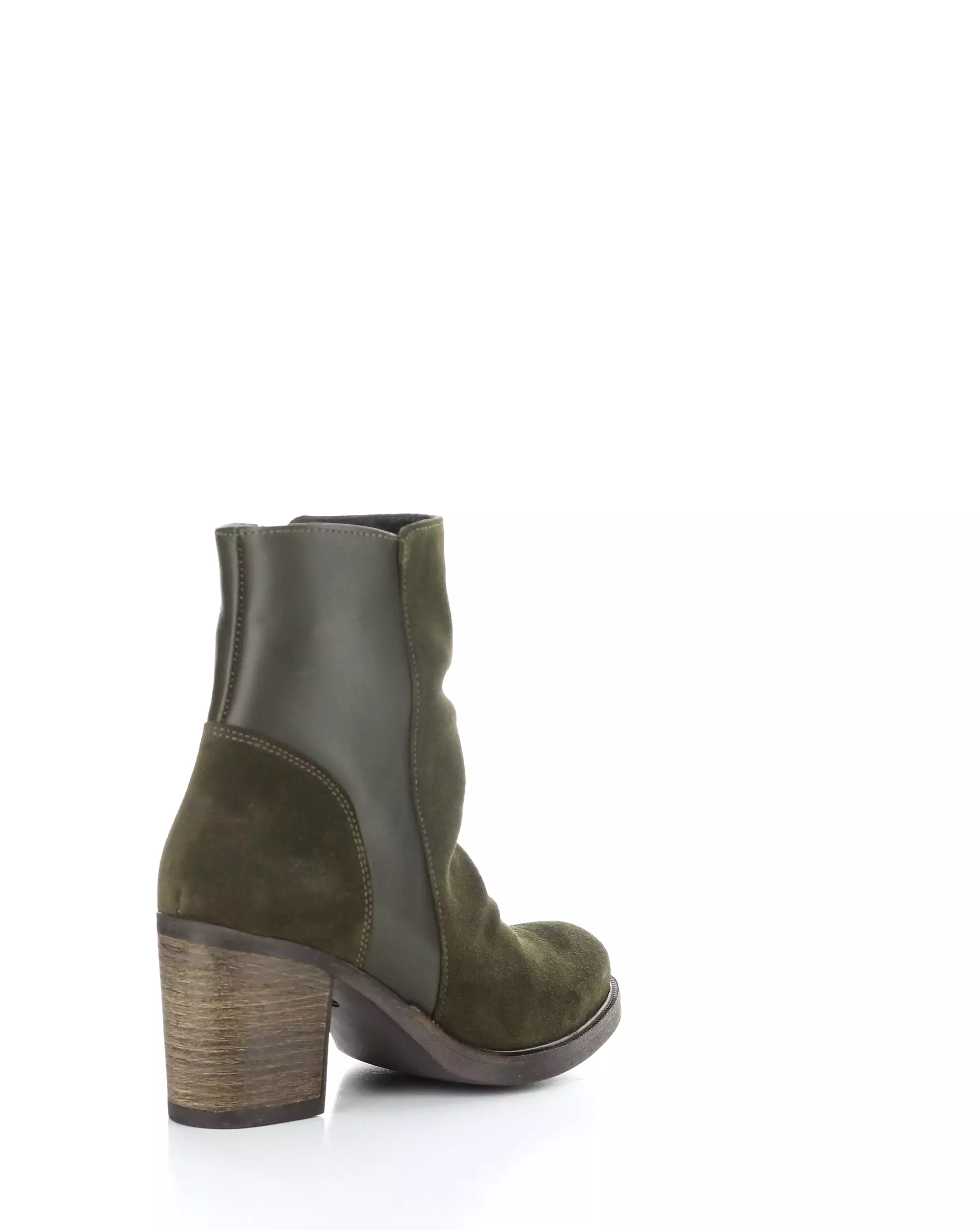 BIBOS OLIVE Round Toe Boots