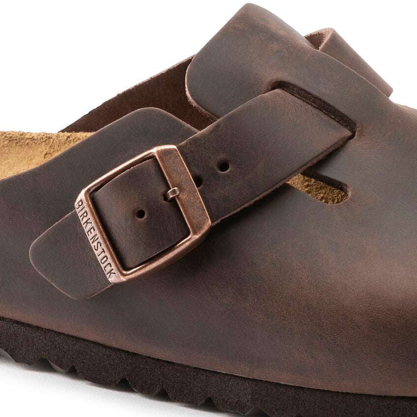 Birkenstock Men's Boston Oiled Leather (Habana - Wide Fit)