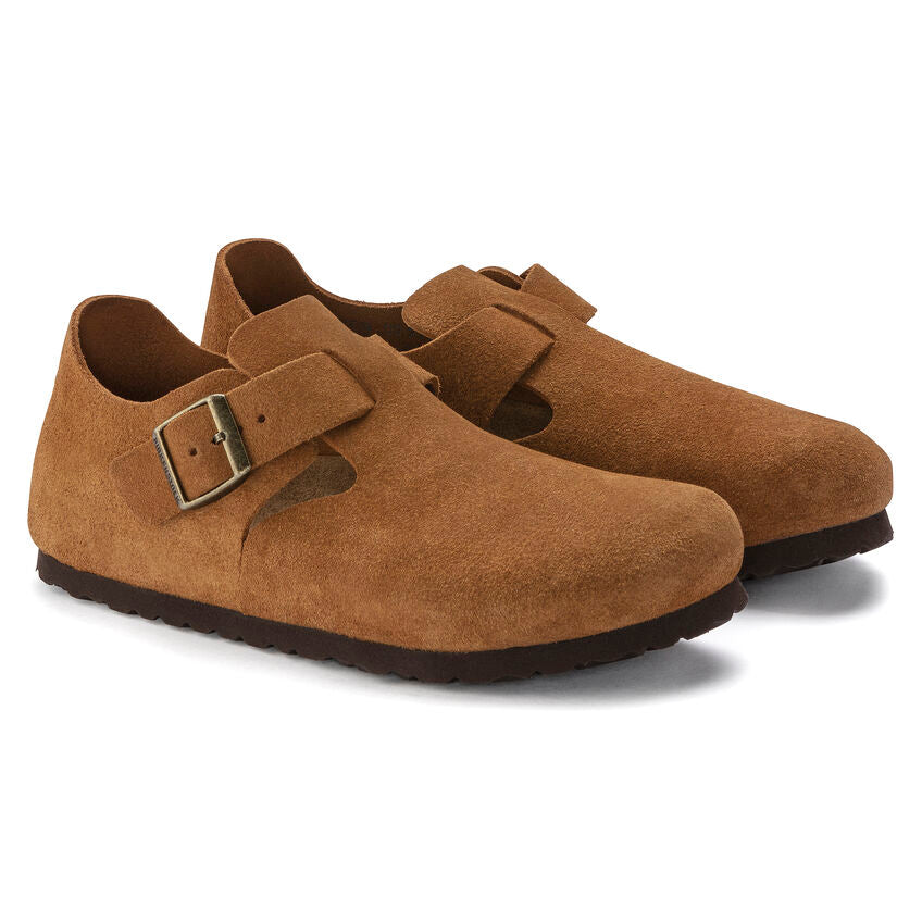 Birkenstock Men's London Suede Leather (Mink - Regular fit)