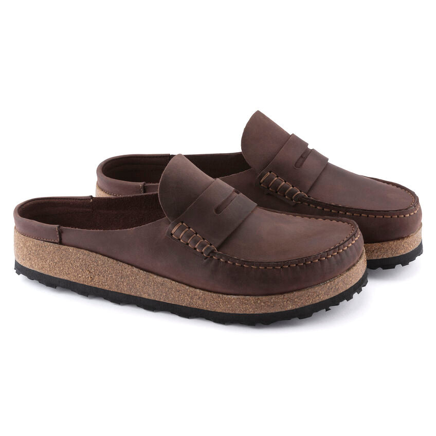 Birkenstock Men's Naples Oiled Leather (Habana - Wide Fit)