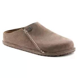 BIRKENSTOCK Men's Zermatt Premium Suede Leather (Gray Taupe - Wide Fit)