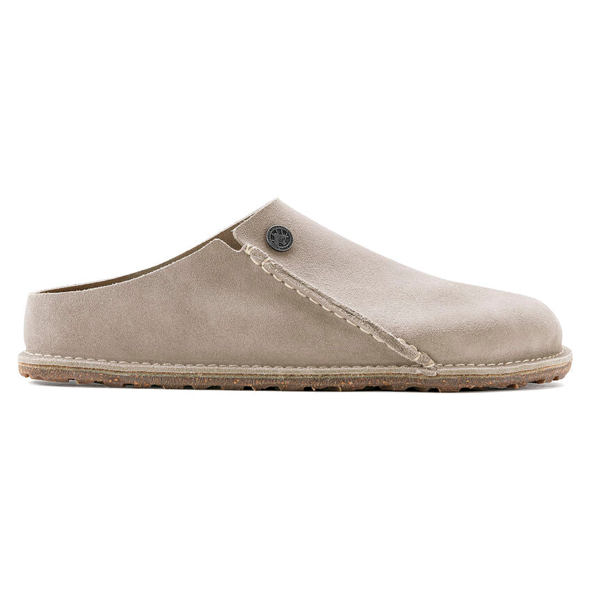 Birkenstock Men's Zermatt Premium Suede Leather (Stone Coin - Regular fit)