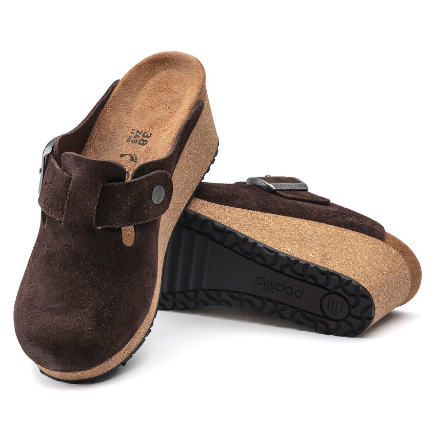 Birkenstock Women's Fanny Suede Leather (Roast - Narrow Fit)