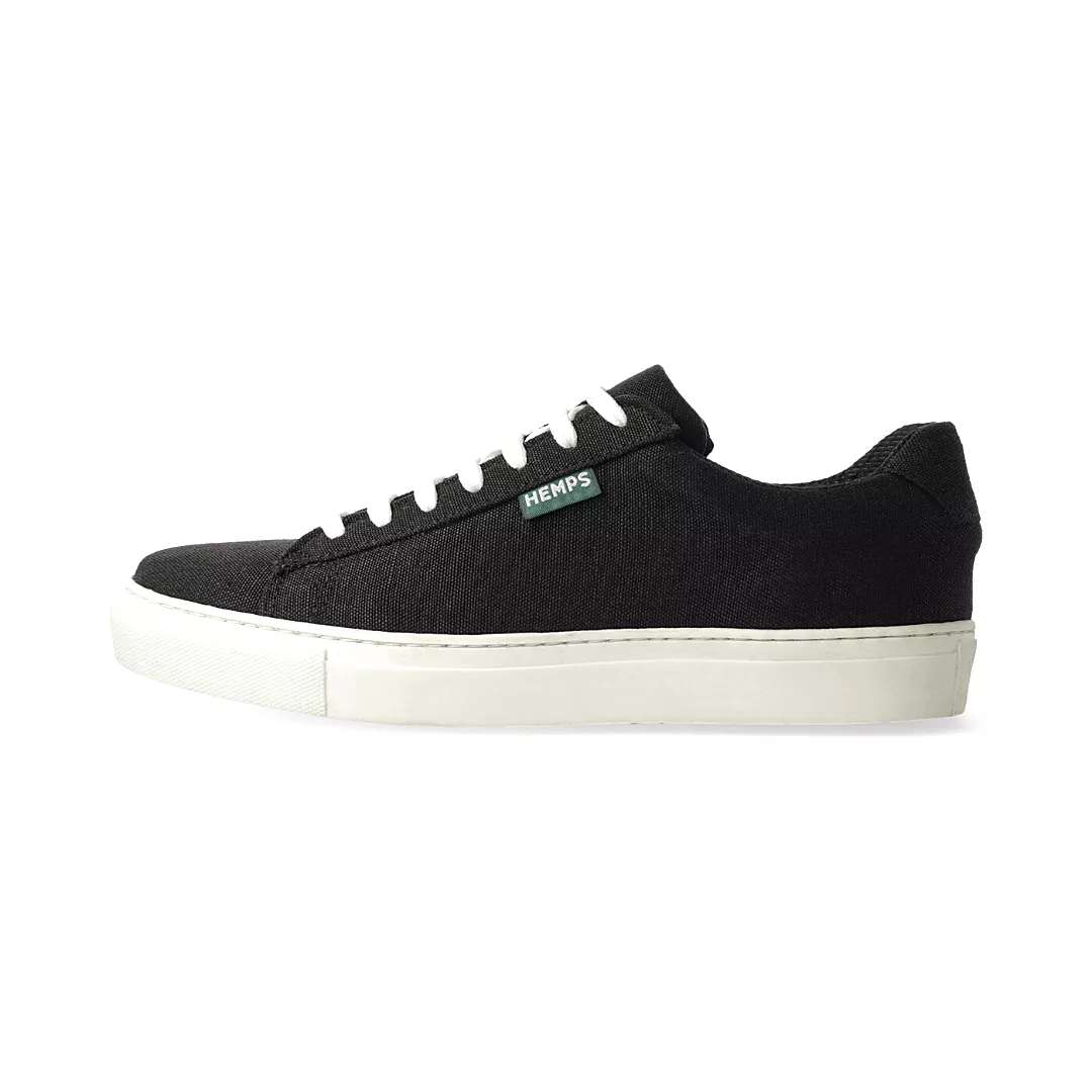 BLACK HEMP SNEAKERS