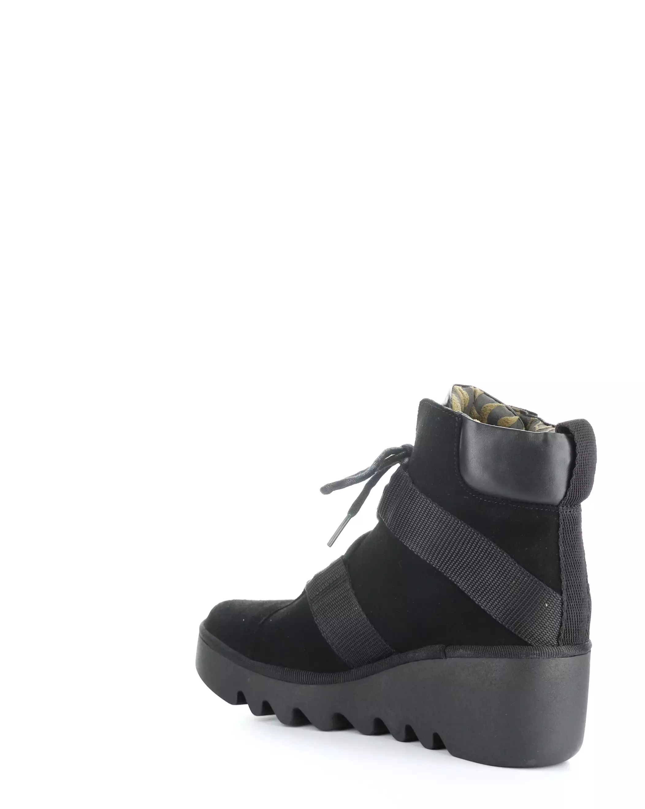 BLOM460FLY 000 BLACK Round Toe Boots