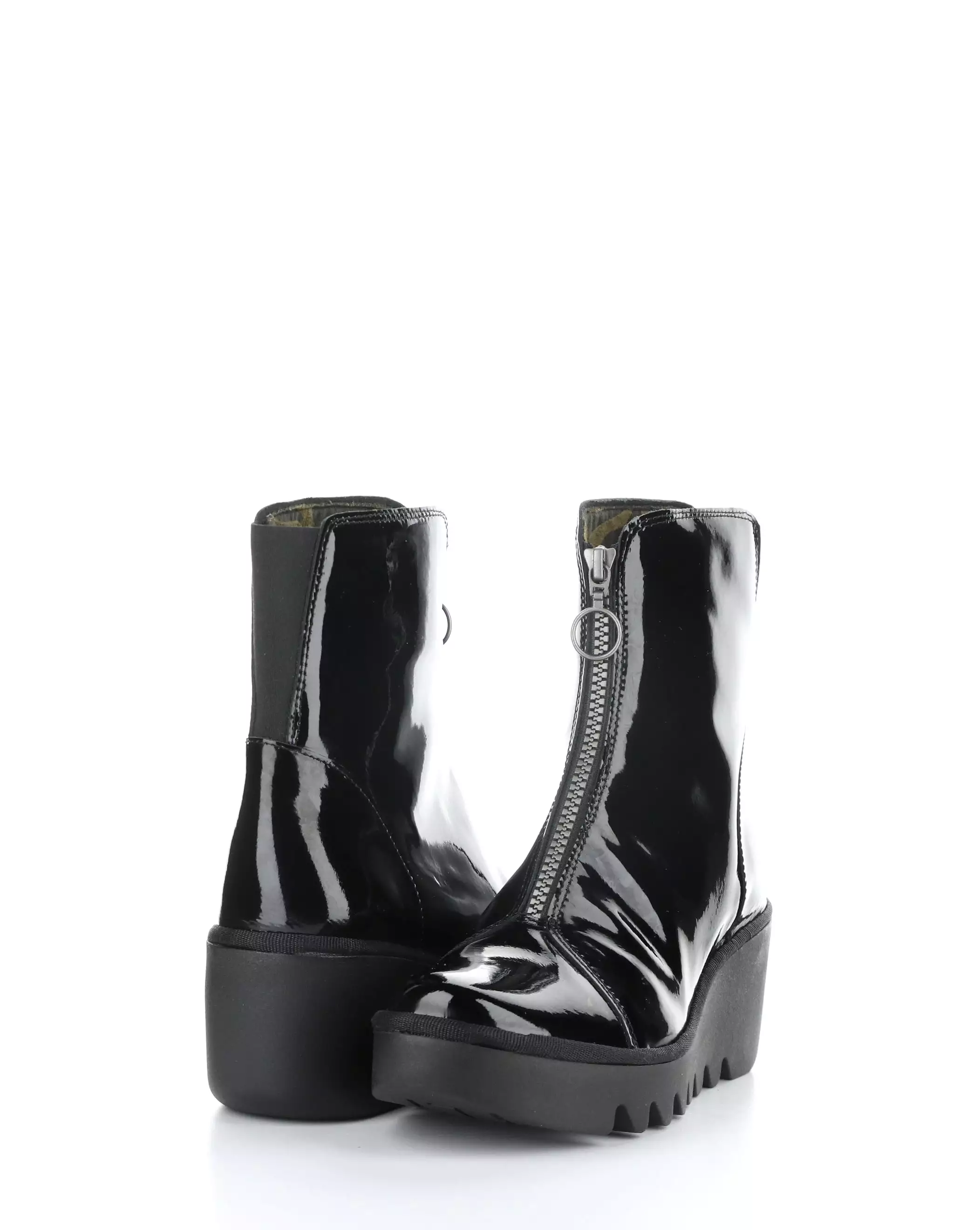 BOCE457FLY 003 BLACK Round Toe Boots