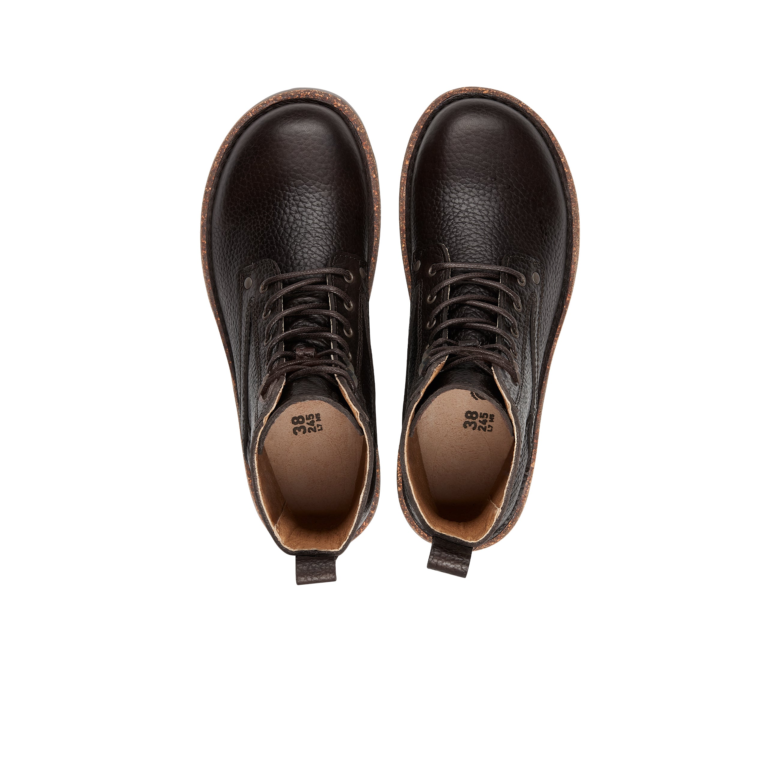 Bryson Ginger Grained Leather