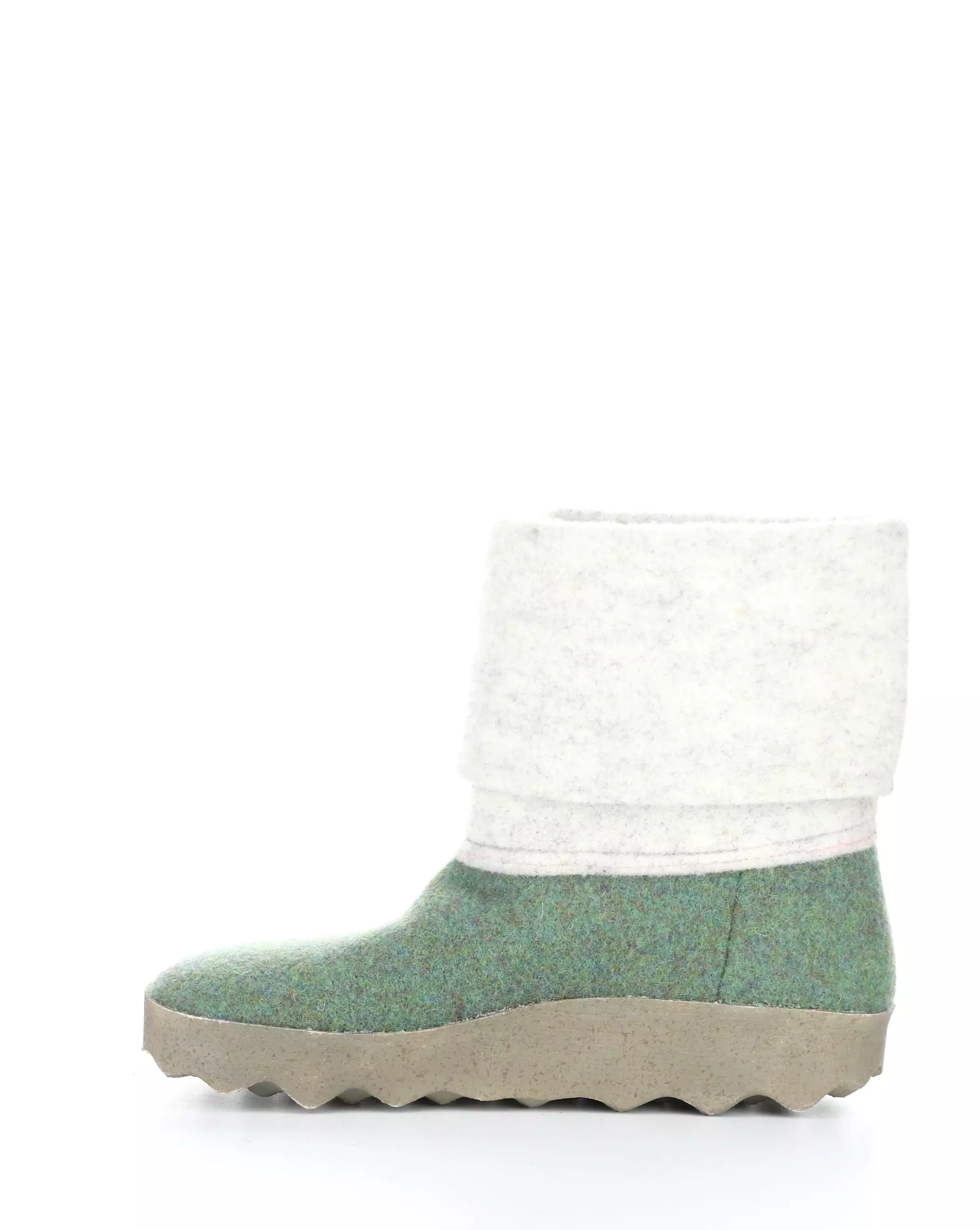 CADY137ASP Green Round Toe Boots