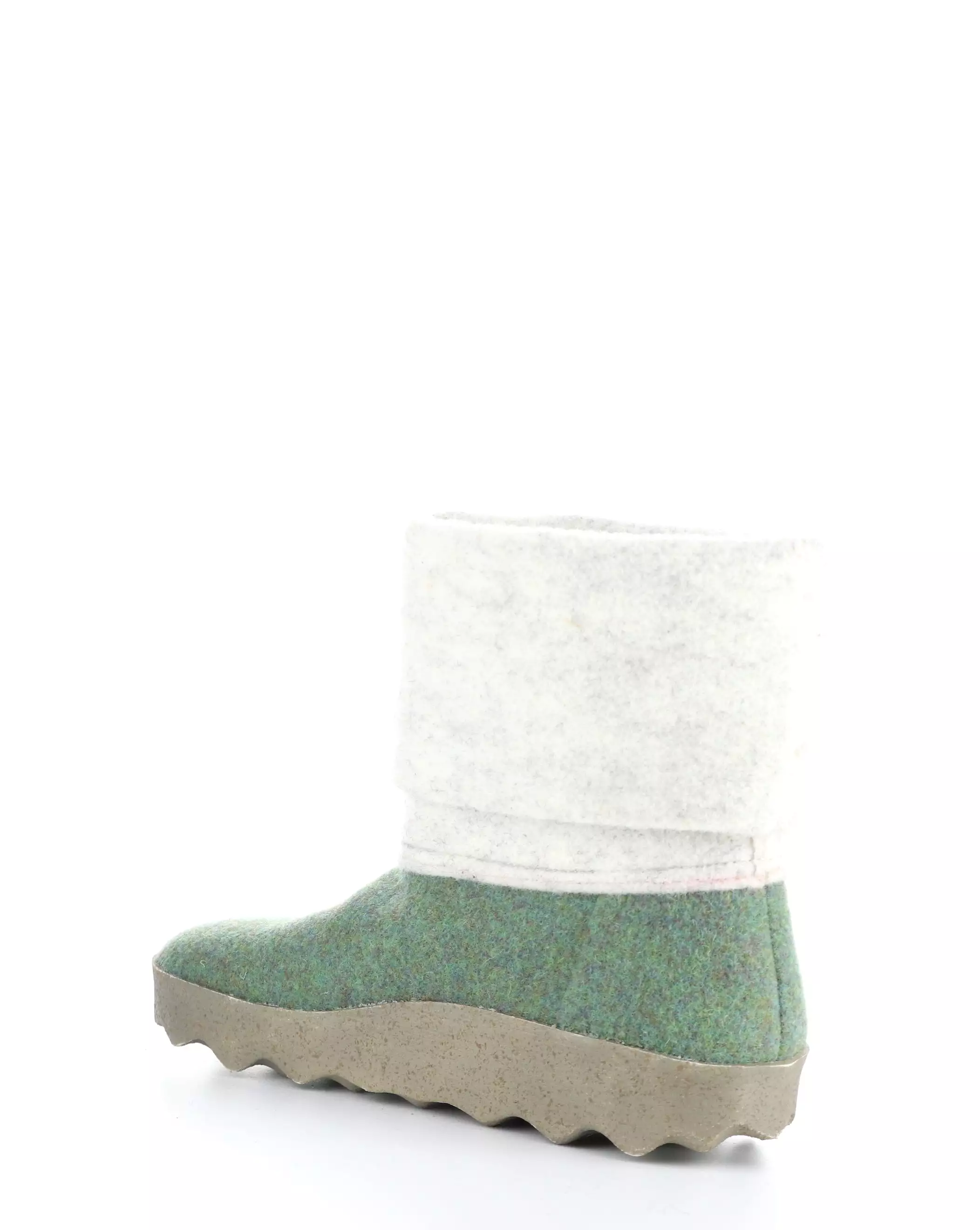 CADY137ASP Green Round Toe Boots