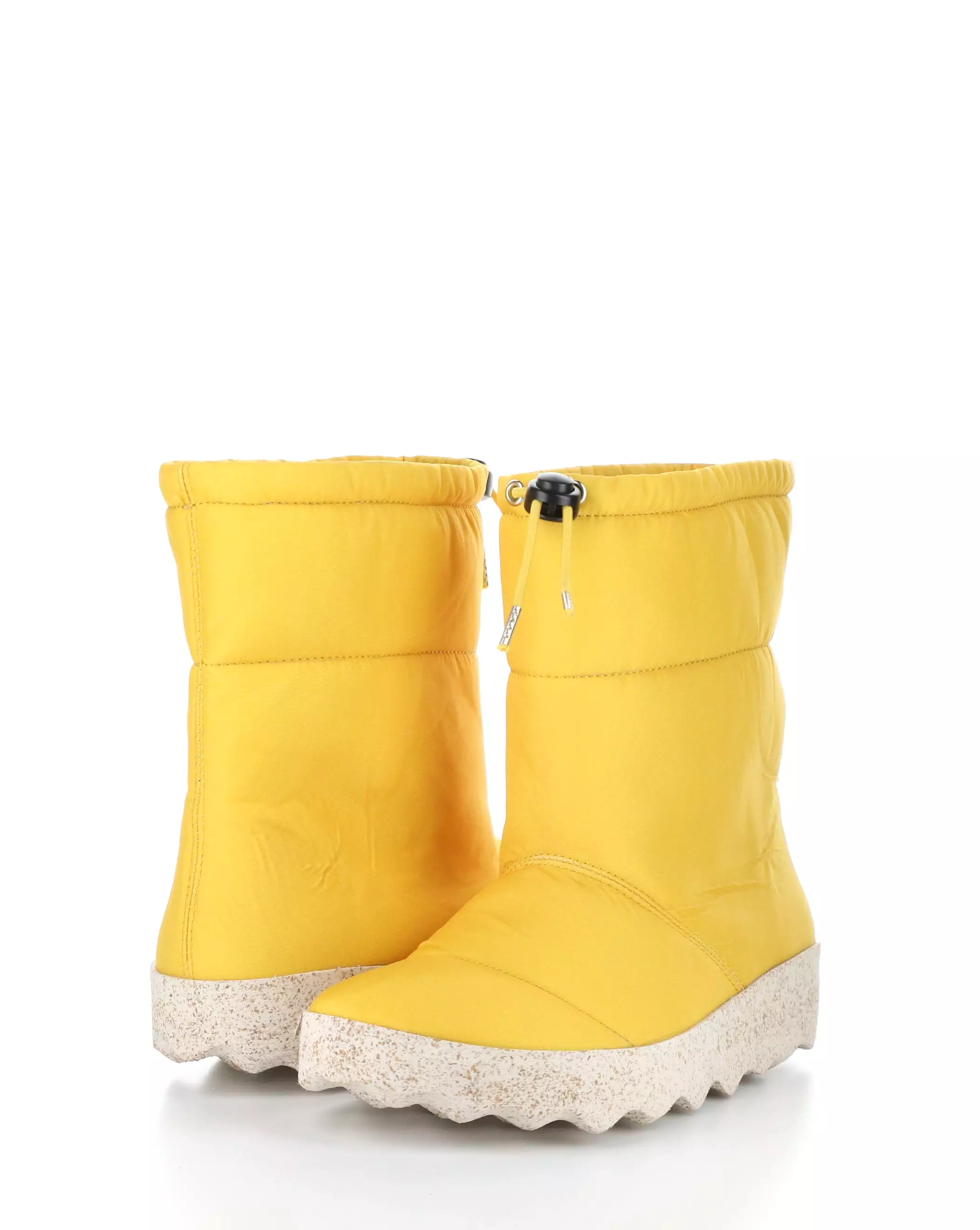 CALE142ASP Yellow Round Toe Boots