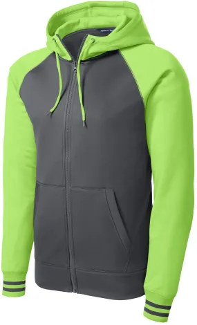 CLOSEOUT - Sport-Tek Sport-Wick Varsity Fleece Full-Zip Hooded Jacket