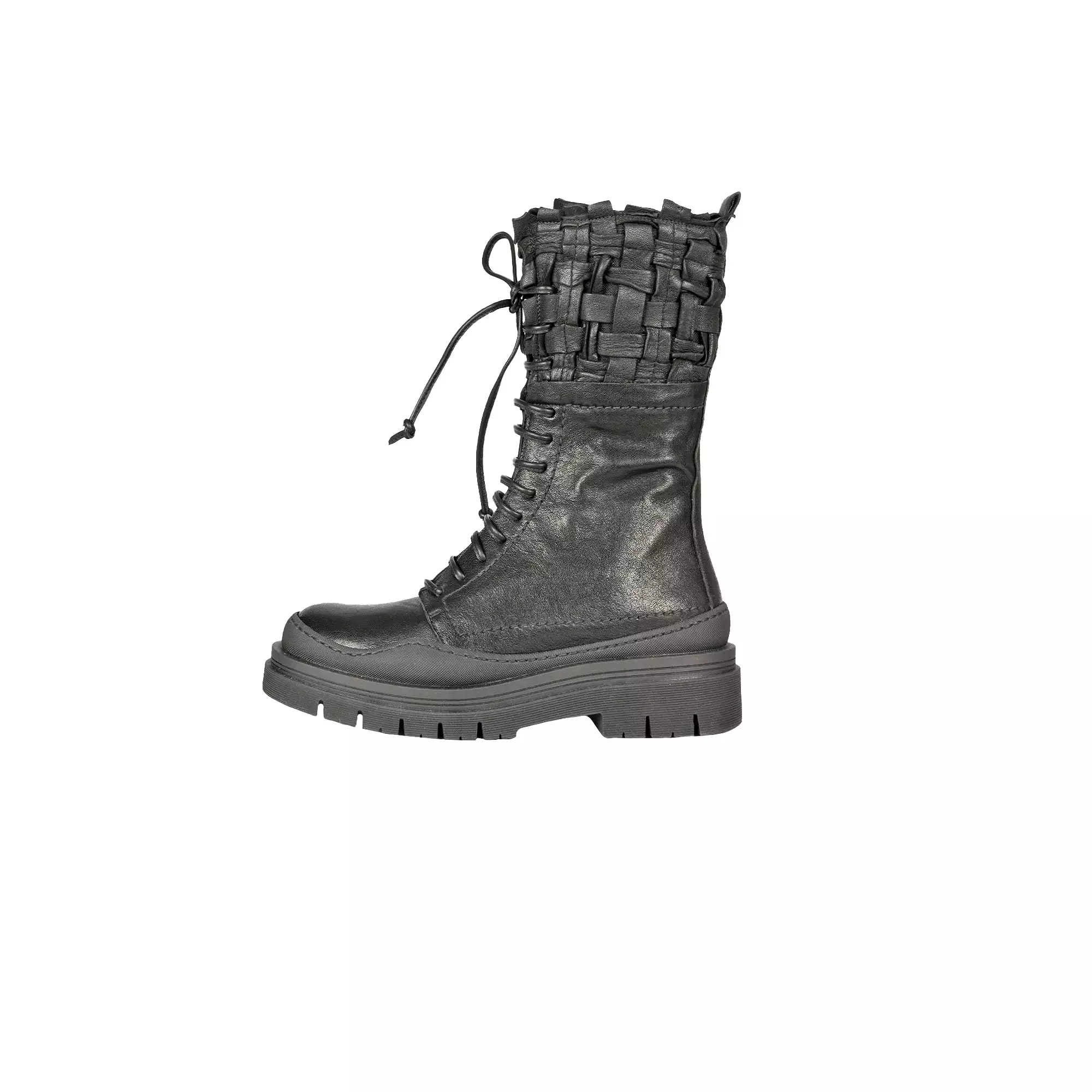 Combat Boot Intreccio Cesta