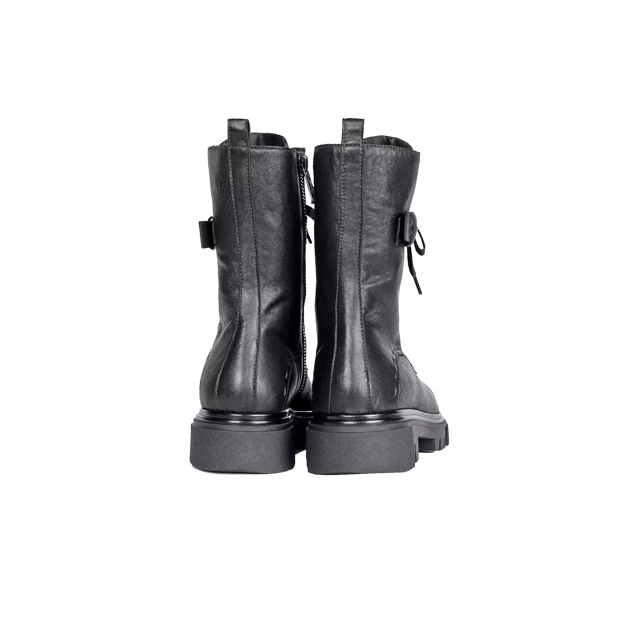 Combat Boot Vegetal Wash Black