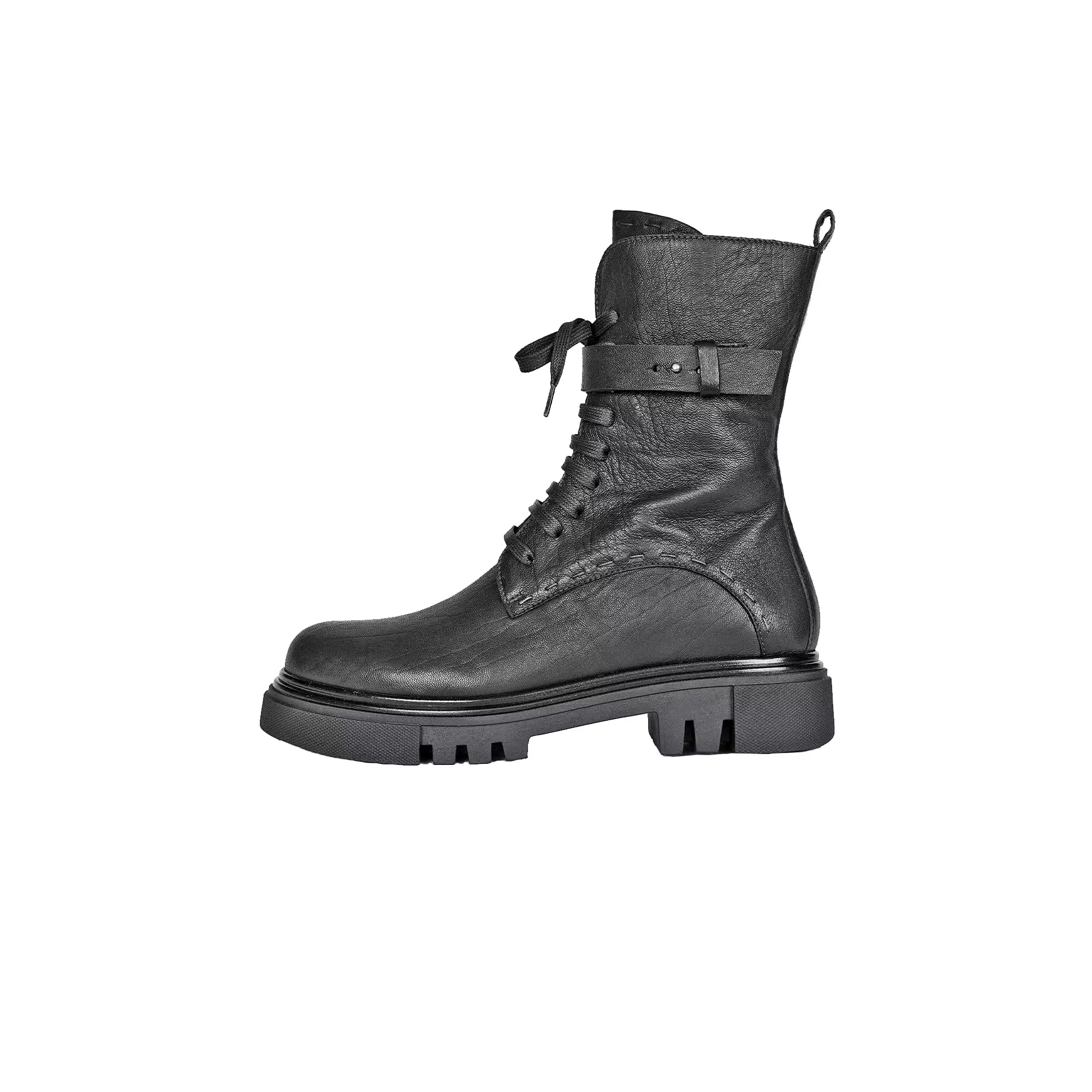 Combat Boot Vegetal Wash Black