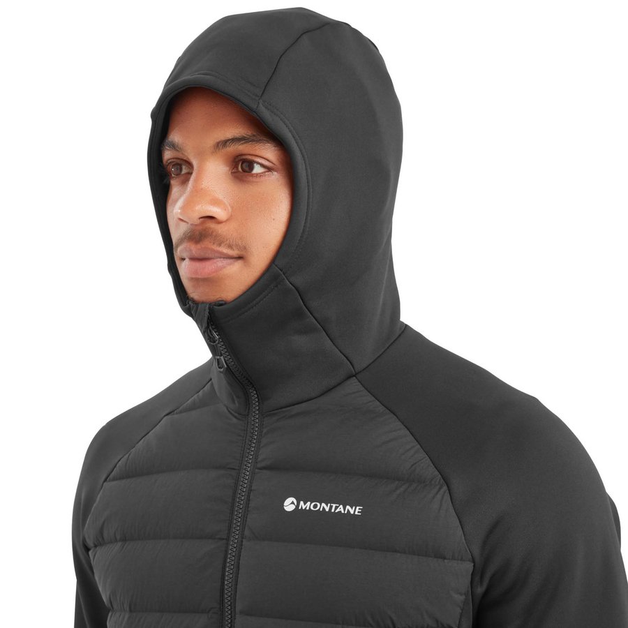 Composite Down Hooded Jacket