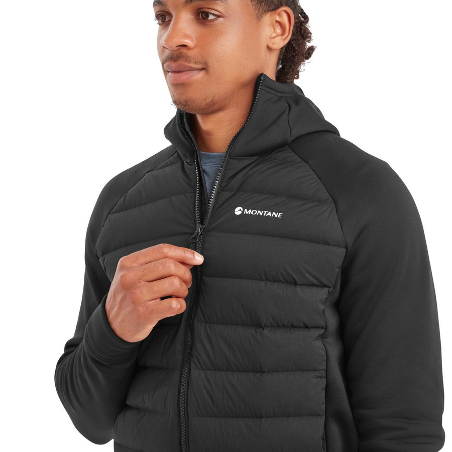 Composite Down Hooded Jacket