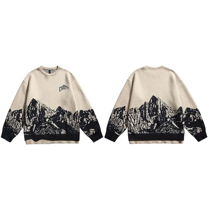 CORRECTS The Glorious Mountain Graphic Sweater