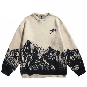 CORRECTS The Glorious Mountain Graphic Sweater