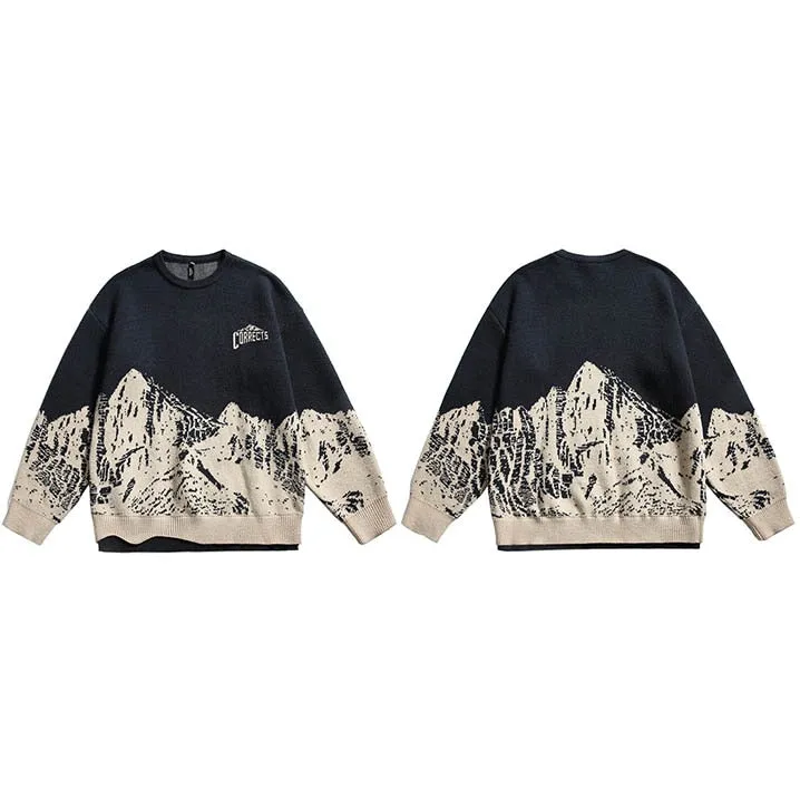 CORRECTS The Glorious Mountain Graphic Sweater