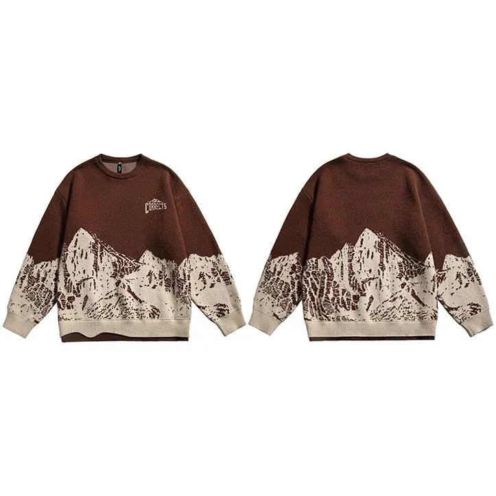 CORRECTS The Glorious Mountain Graphic Sweater