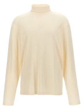 Cotton Turtleneck Sweater, Cardigans White