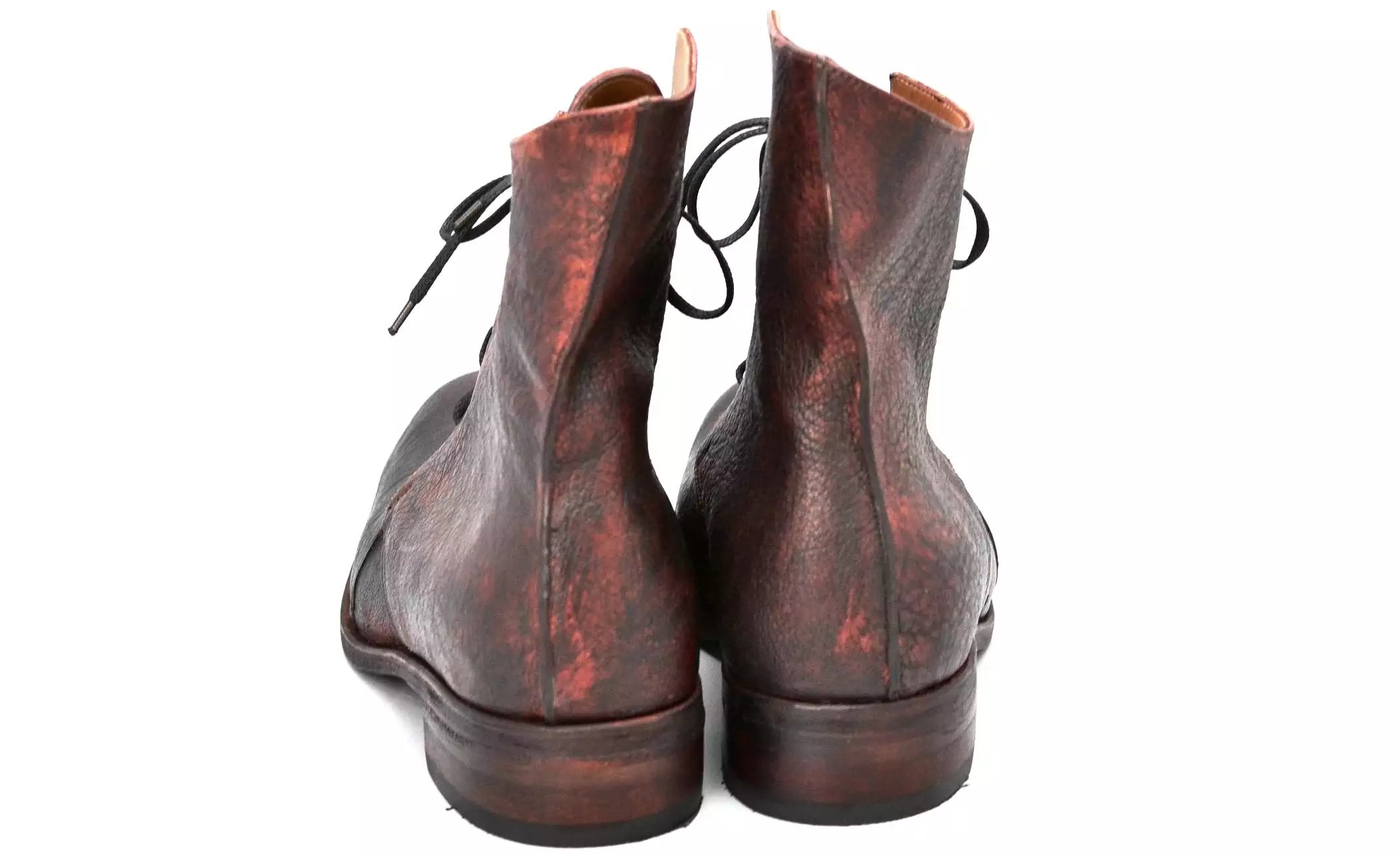 Derby Boot | Bison burgundy overdye