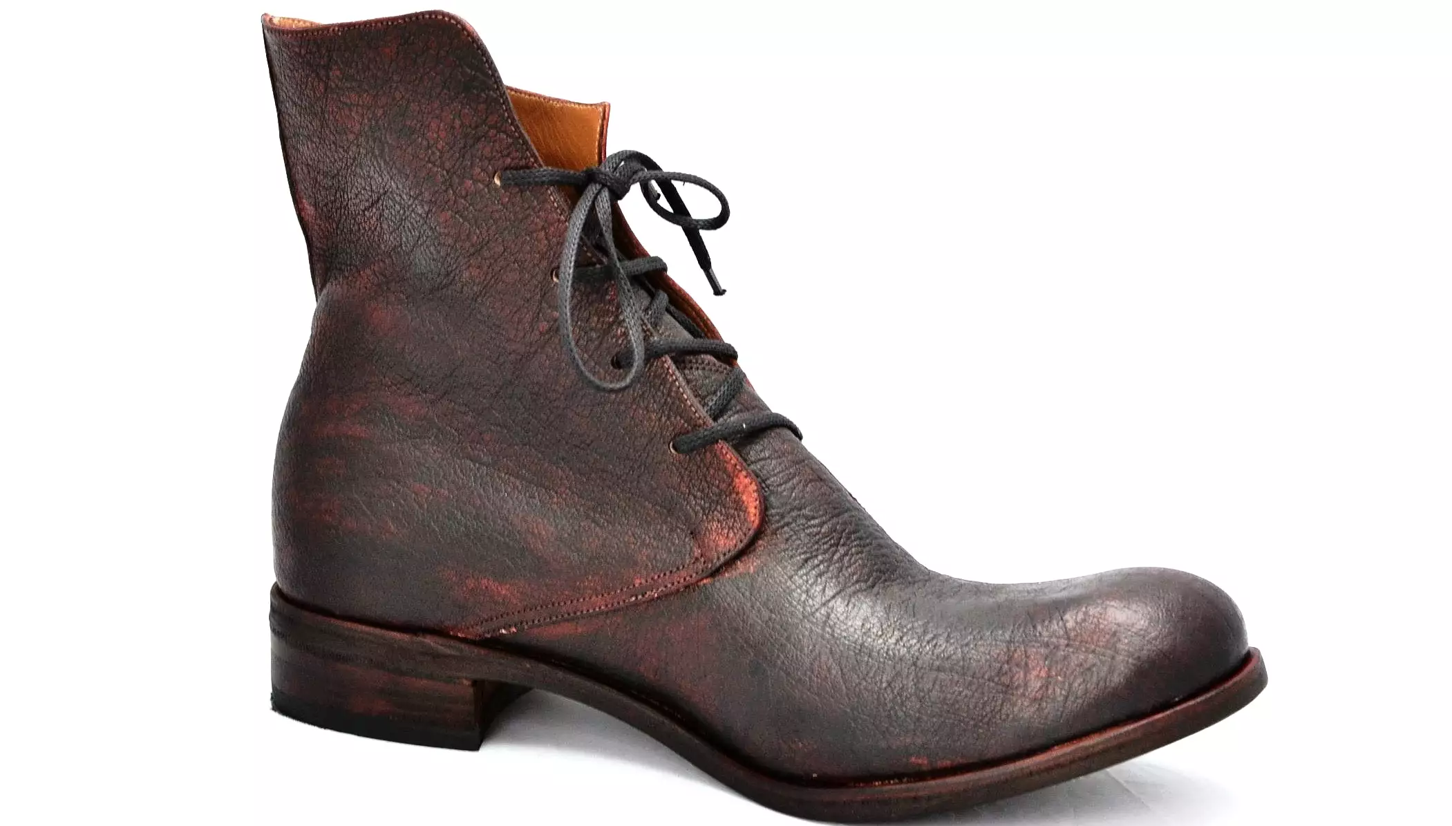 Derby Boot | Bison burgundy overdye