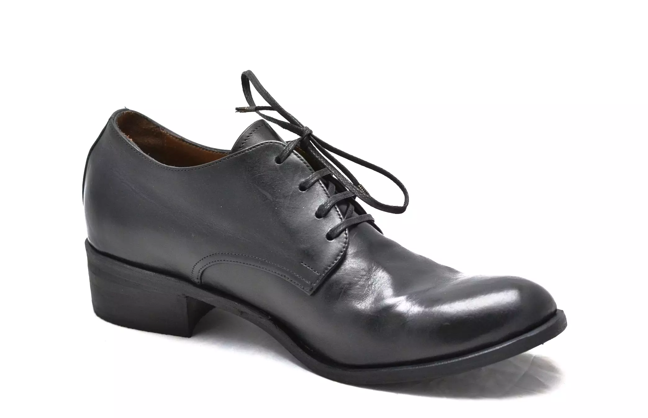 Derby Shoe | Black | Calf