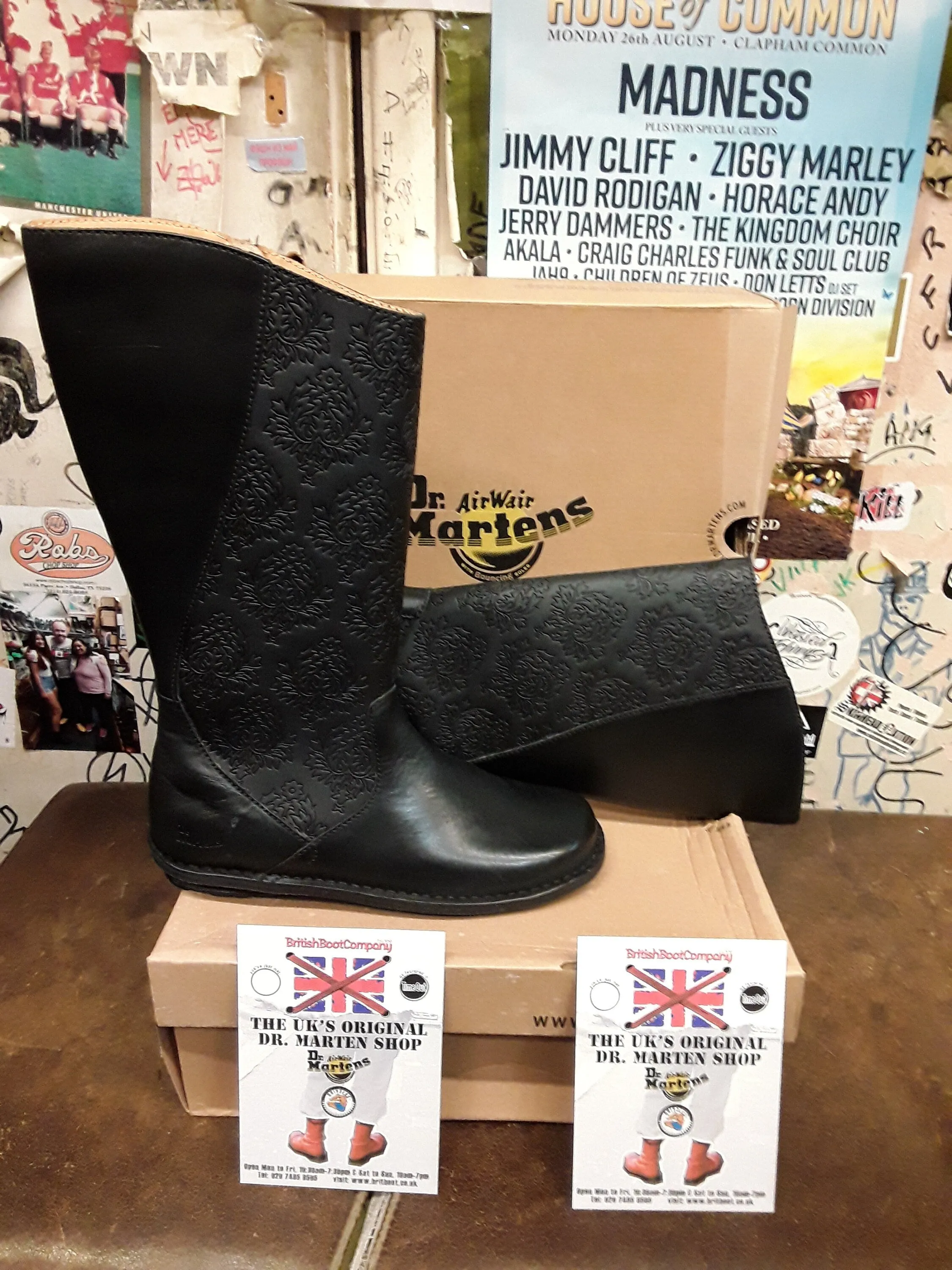 Dr Martens 3b33 Black Side Zip Boot Various Sizes