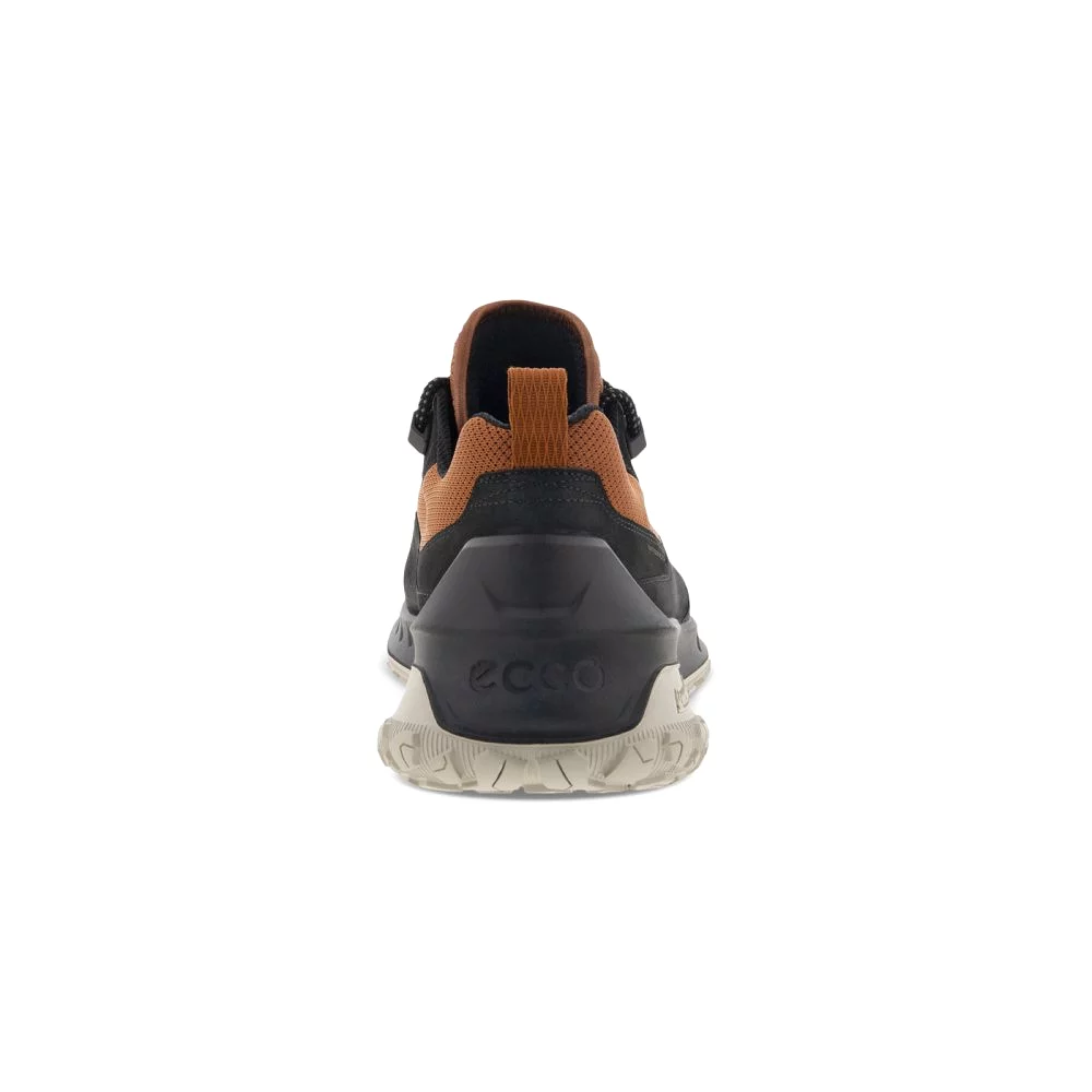 Ecco Men's ULT-TRN Waterproof Low Shoe - Black/Cognac