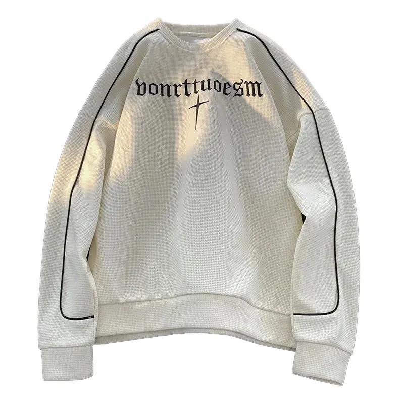 Embroidered Streetwear Vintage Sweater