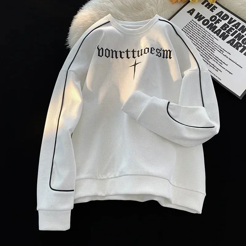 Embroidered Streetwear Vintage Sweater