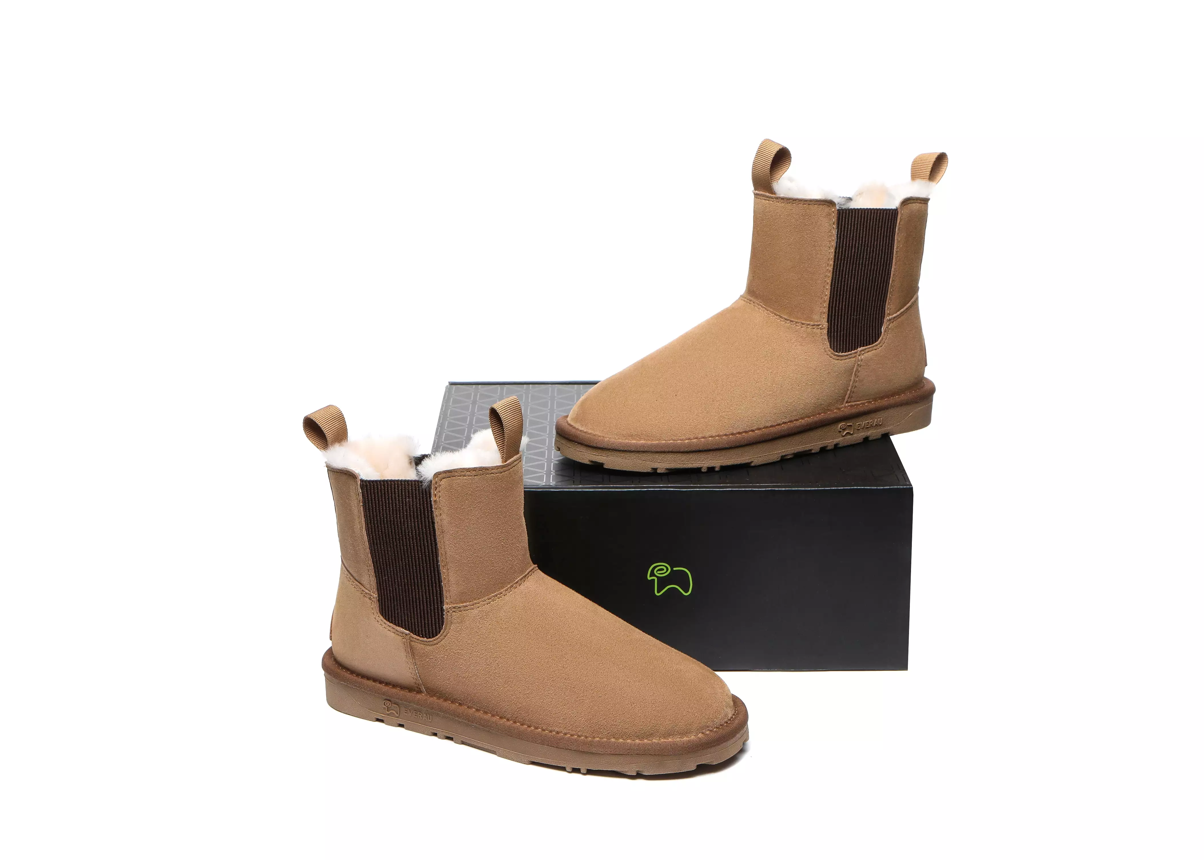 EVERAU Sheepskin Mini Boots Guildford Men