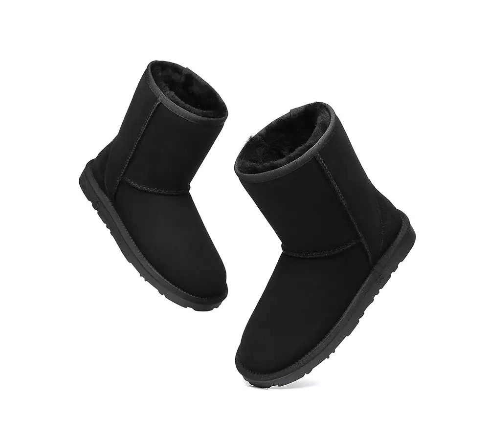 EVERAU Short Classic Sheepskin Boots