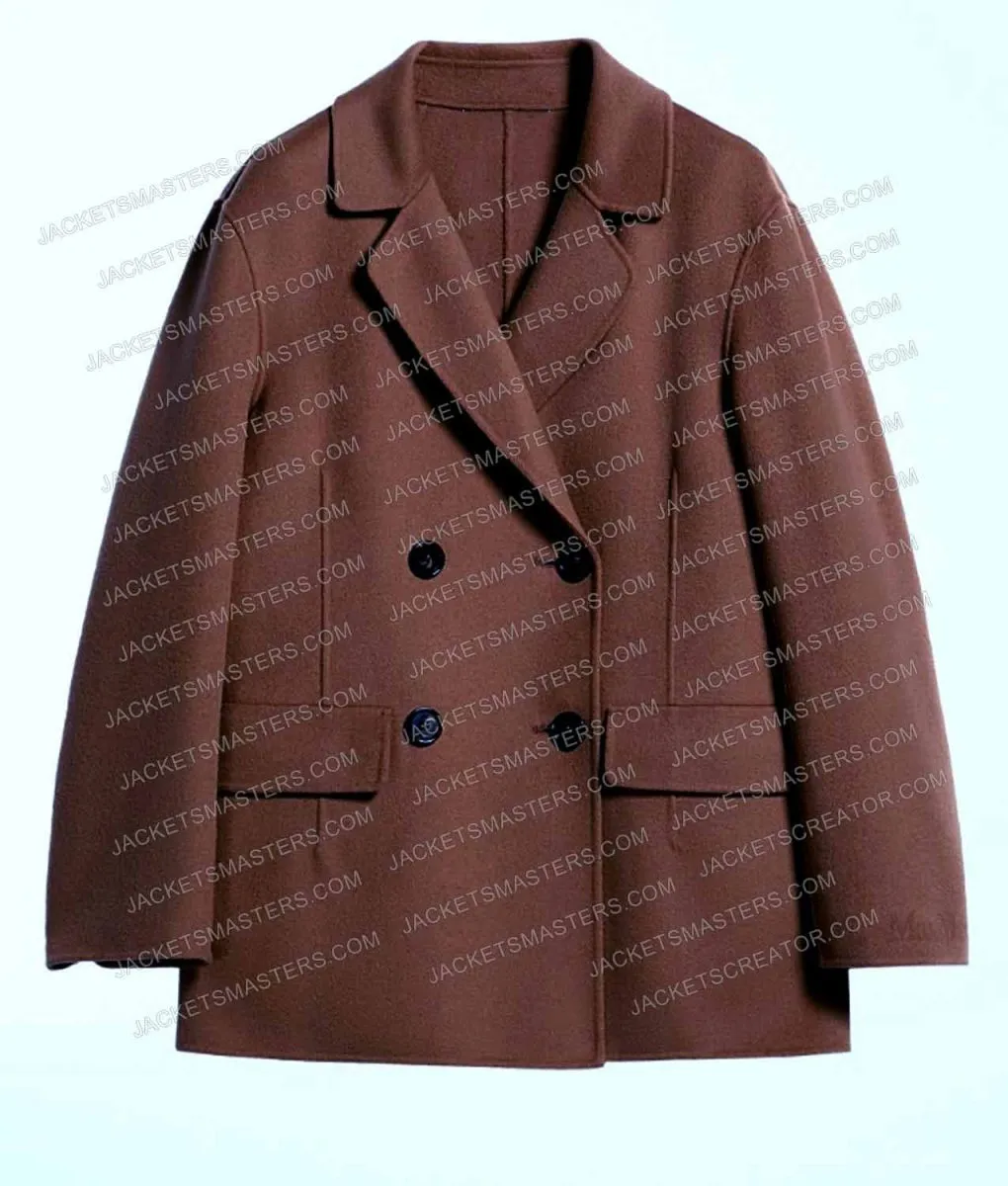 Fate The Winx Saga S02 Abigail Cowen Brown Wool Peacoat