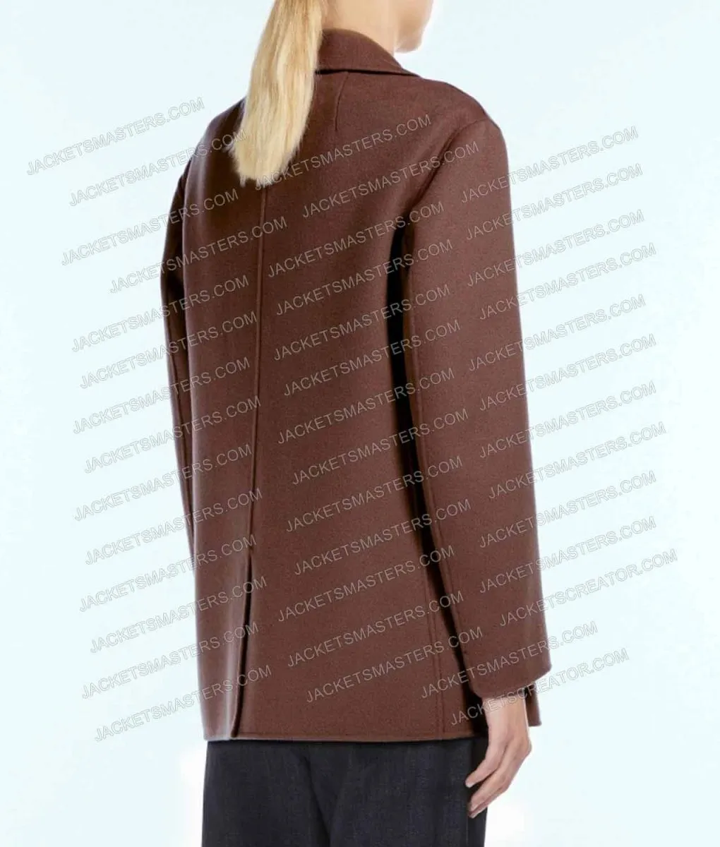 Fate The Winx Saga S02 Abigail Cowen Brown Wool Peacoat