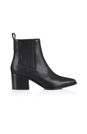 Fillipin Chelsea Ankle Boot Black Softee