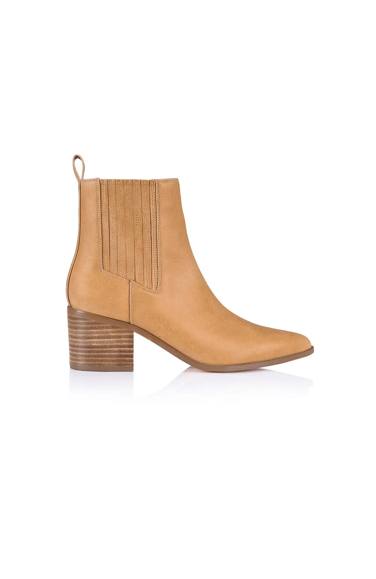 Fillipin Chelsea Ankle Boot Caramel Softee